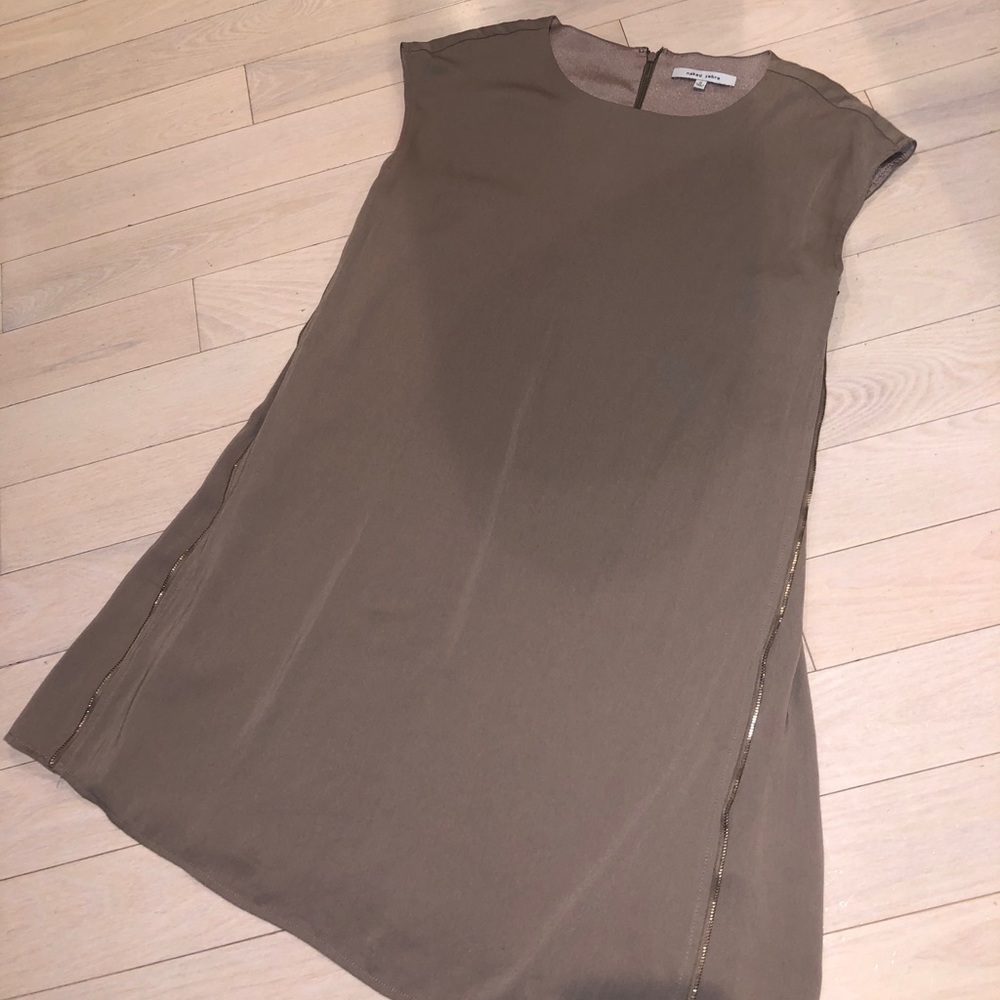 Naked Zebra Zip Side Dress